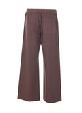 TRUE AVENUE Trousers Brown Cotton