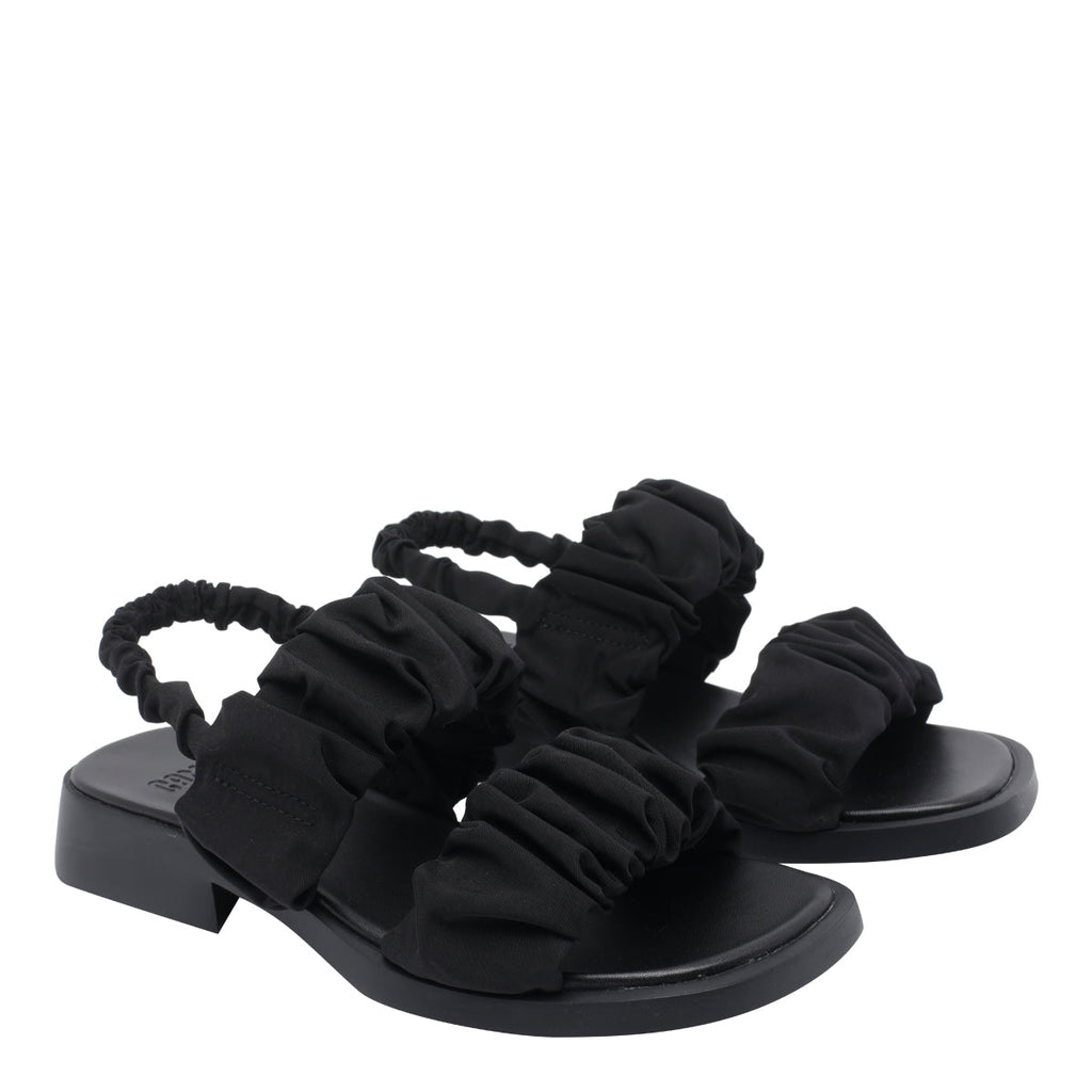 Camper Sandals Black Fabric/rubber Sole - 38