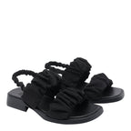 Camper Sandals Black Fabric/rubber Sole - 38