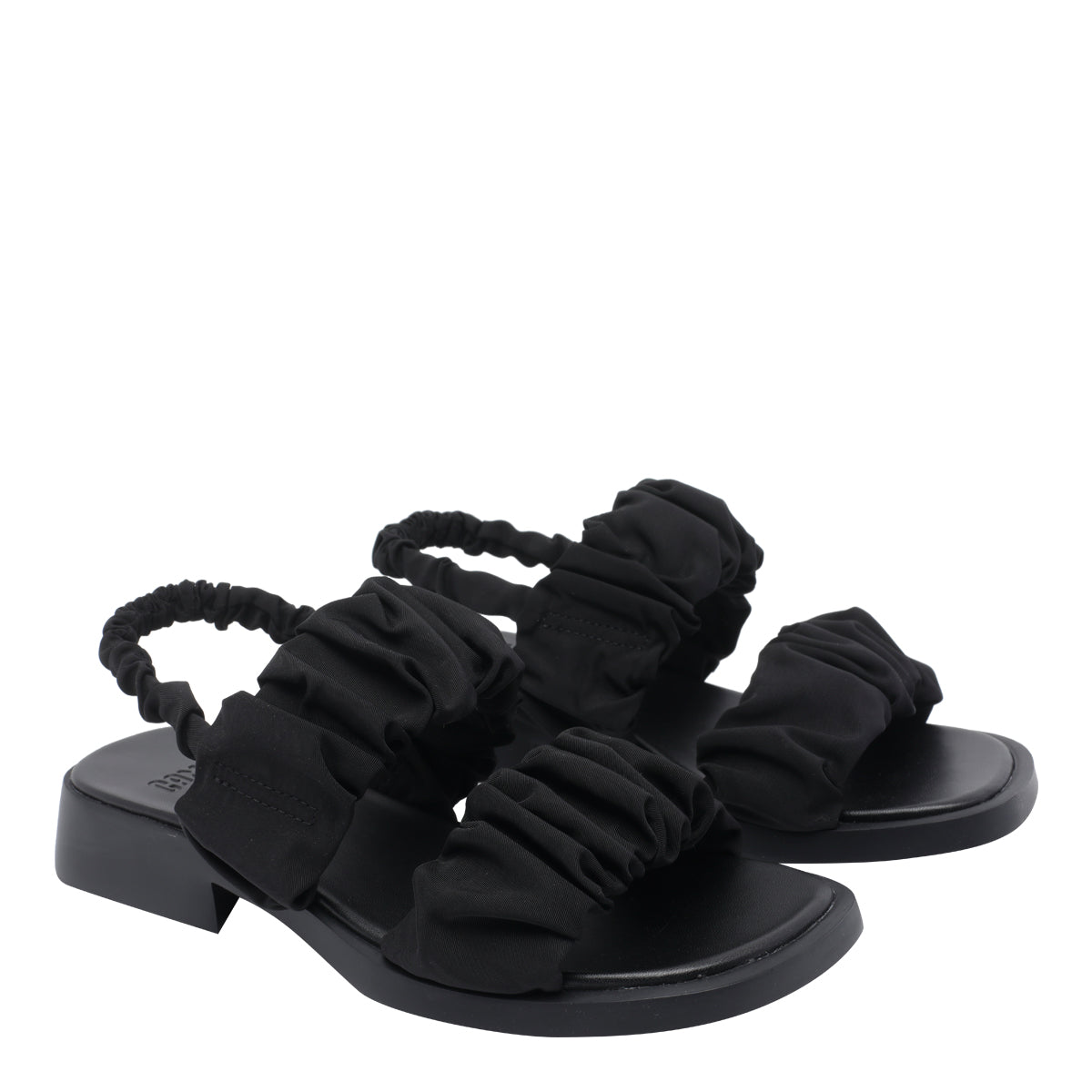 Camper Sandals Black Fabric/rubber Sole - 38
