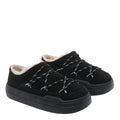 Moon Boot Sandals Black Suede Leather/rubber Sole