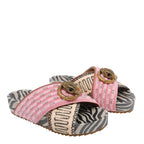 Kurt Geiger Sandals Pink Fabric/rubber Sole