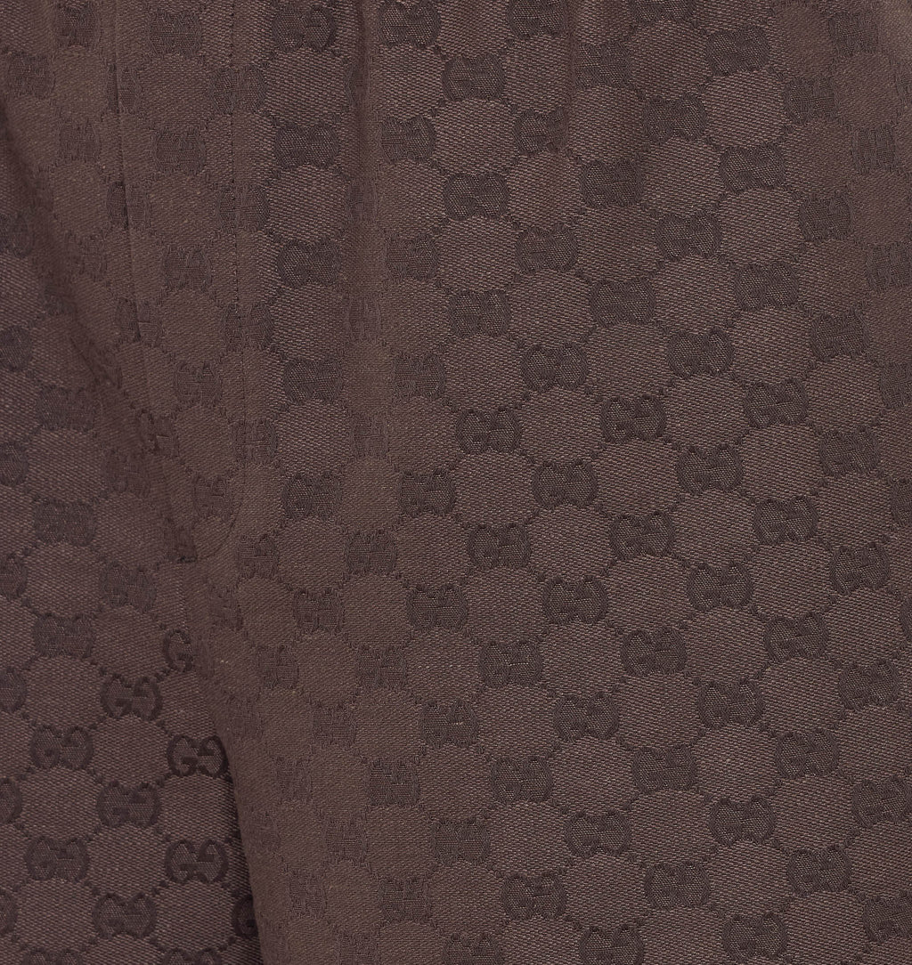 Gucci Shorts Brown Linen - 48