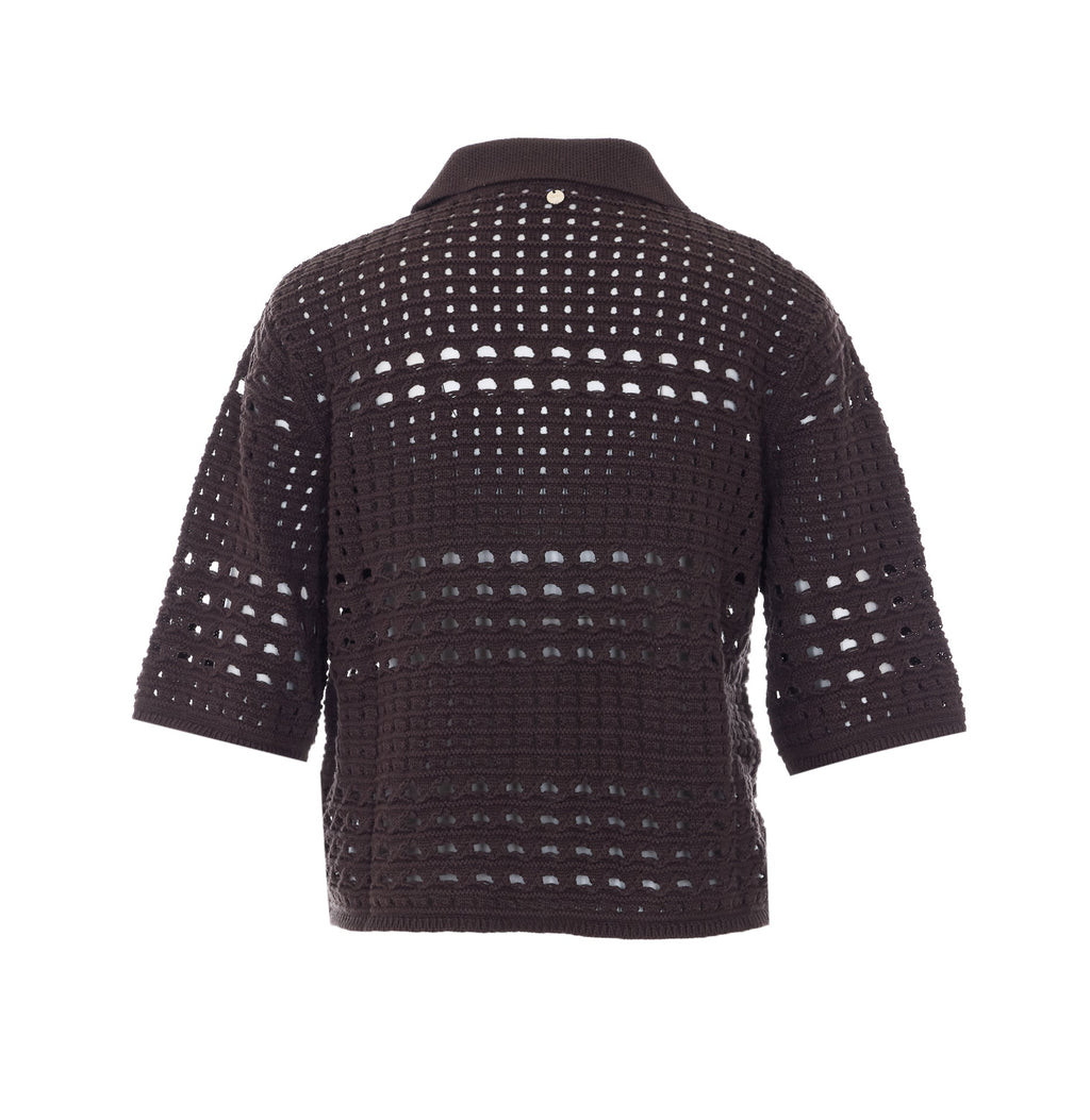 Liu Jo Sweaters Brown Cotton - L