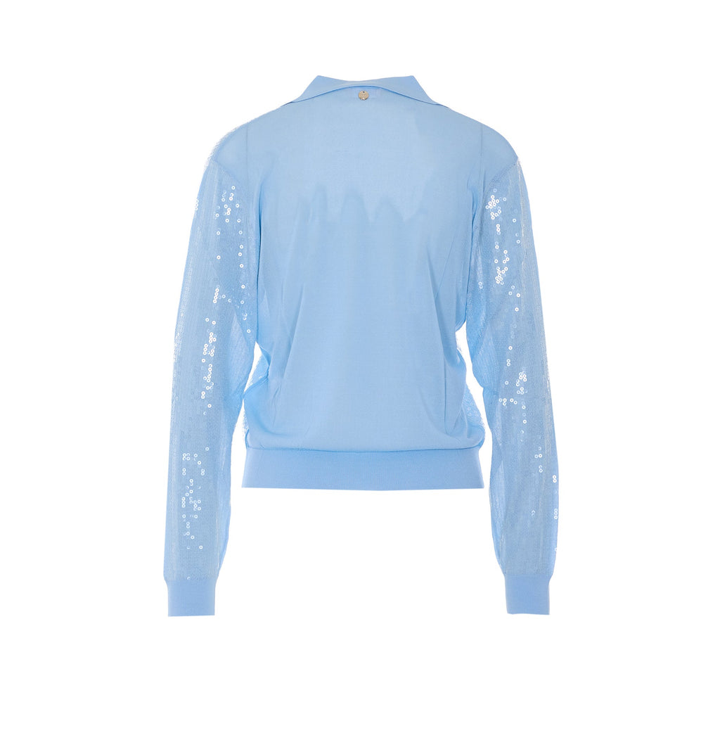 Liu Jo Sweaters Blue Viscose - S