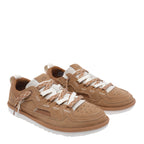 UGG Sneakers Beige Suede Leather/ Rubber Sole - 44
