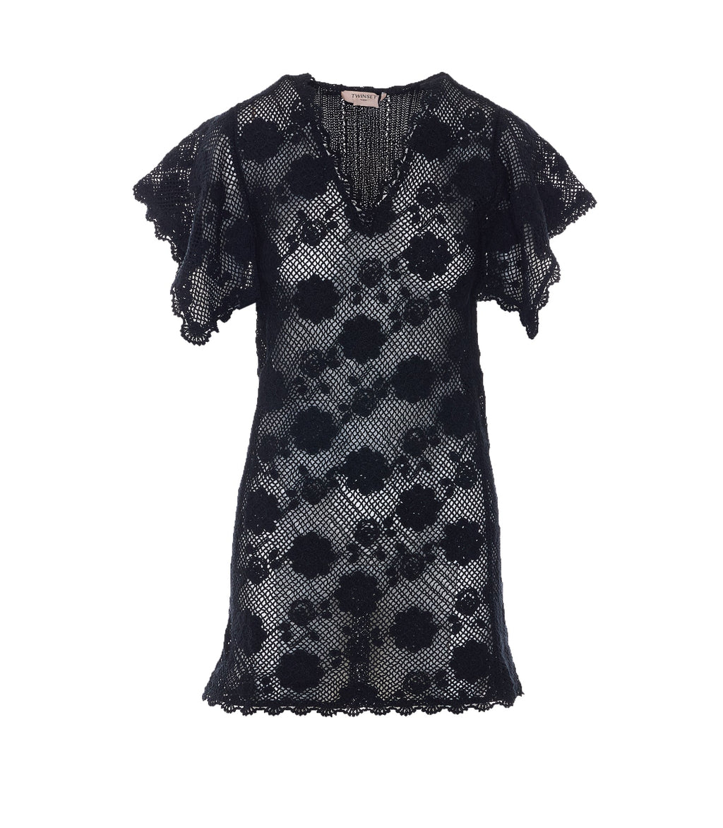 Twin-set Dresses Black Cotton - S