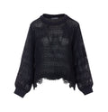 MAURIZIO Sweaters Black Linen