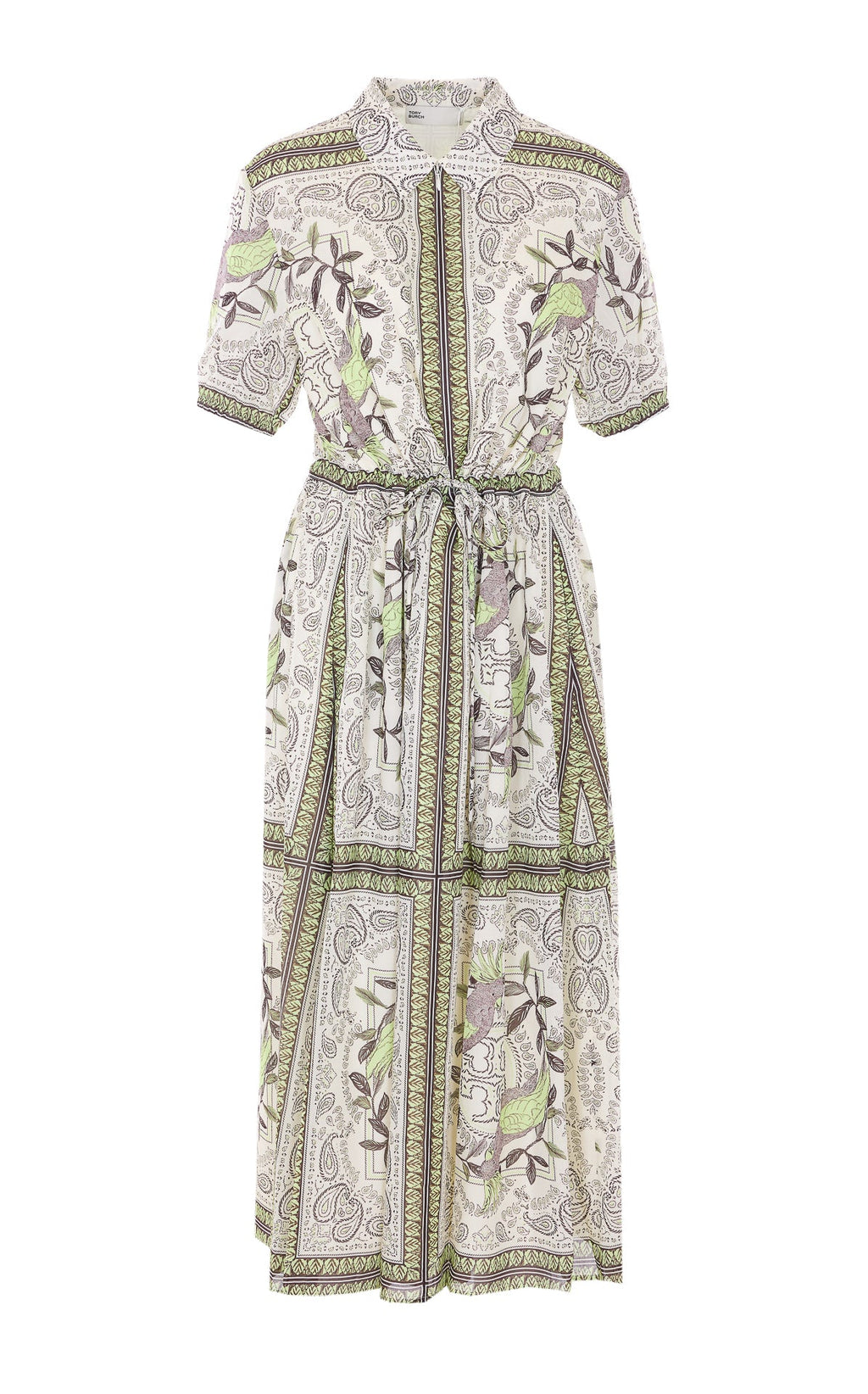 Tory Burch Dresses Green Silk - S