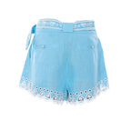 FARM RIO Dresses Blue Linen - XS