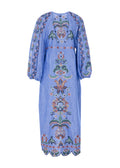 FARM RIO Dresses Blue Cotton - L