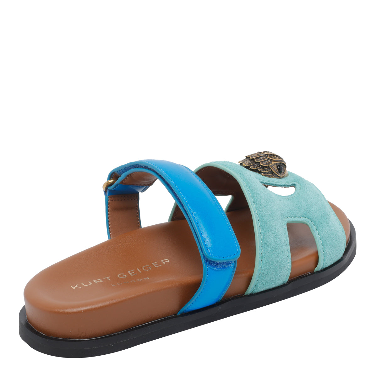Kurt Geiger Sandals Blue Calf Leather/rubber Sole - 39
