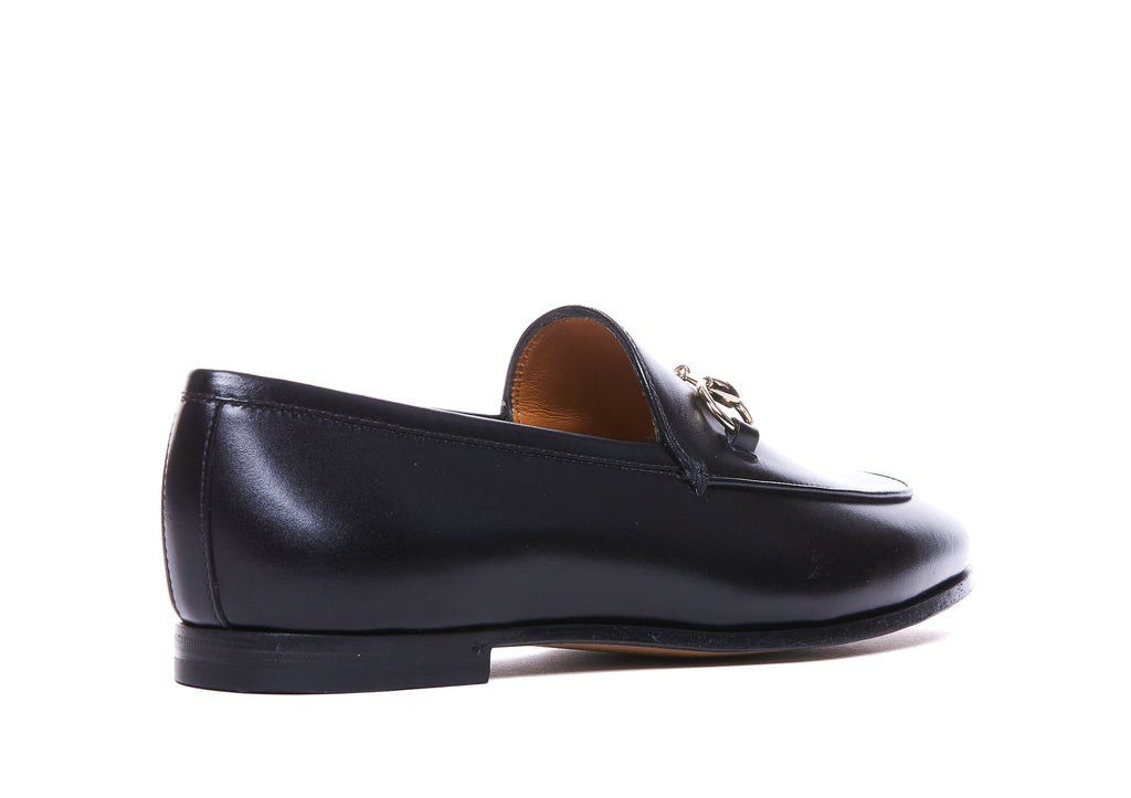 Gucci Flat shoes Black Calf Leather/leather Sole - 37