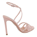 Aquazzura Sandals Pink Calf Leather/leather Sole - 37½