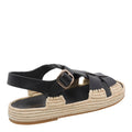 Paloma Barcelò Sandals Brown Calf And Raffia/rubber Sole - 39