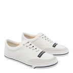 Dolce & Gabbana Sneakers White Fabric And Suede/rubber Sole - 40