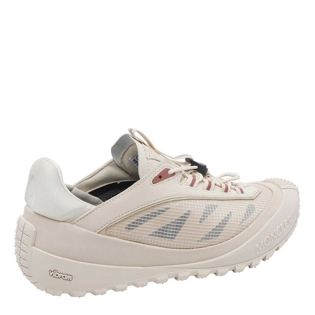 Moncler Sneakers Beige Fabric And Rubber/rubber Sole - 37