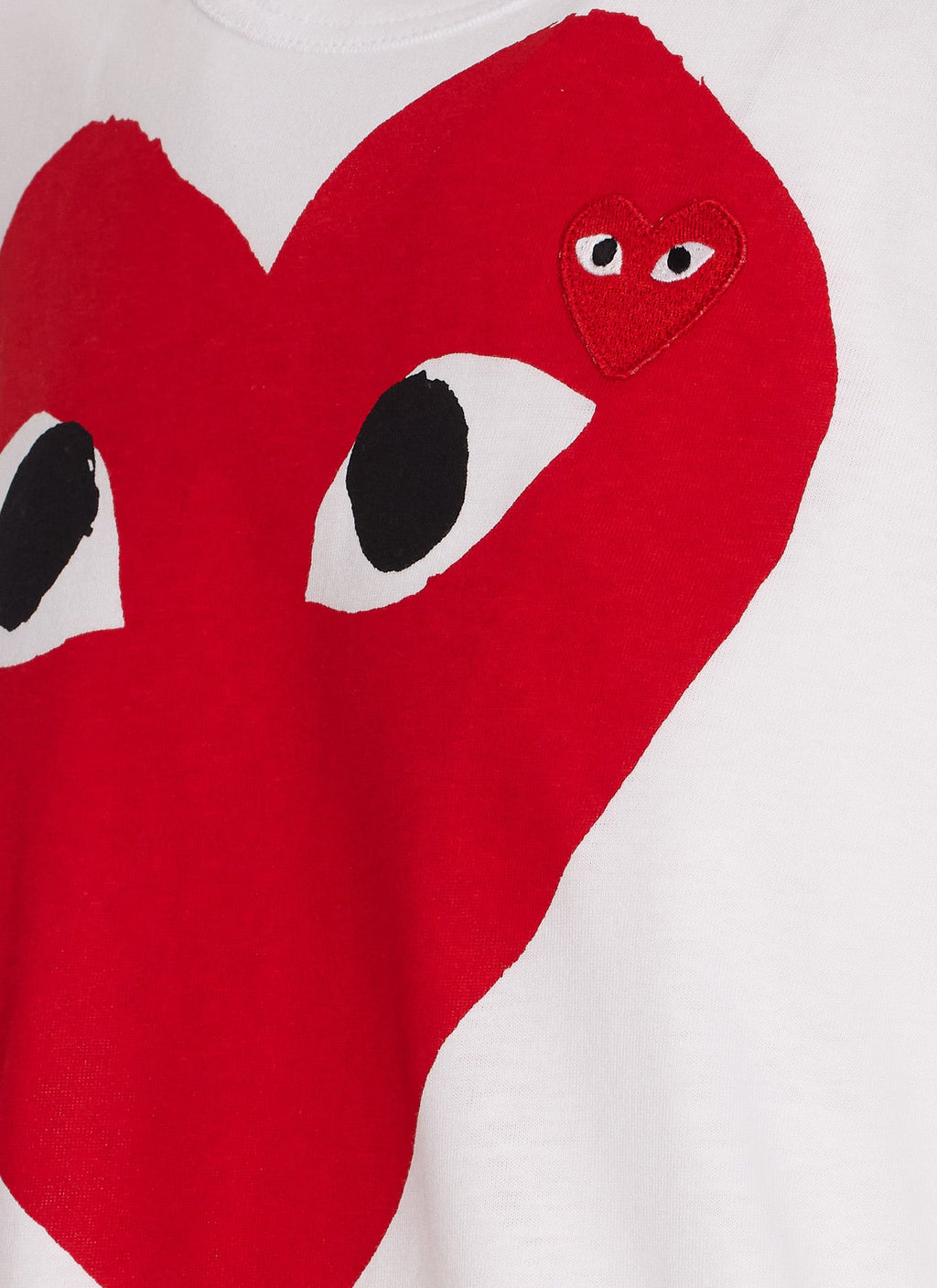 COMME DES GARCONS PLAY T-shirts and Polos White Cotton - XXL