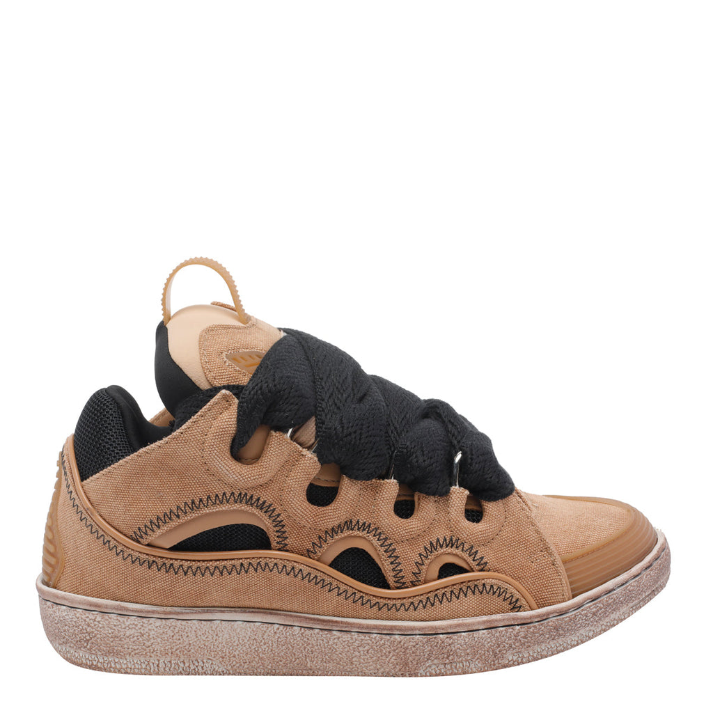 Lanvin Sneakers Beige Fabric /rubber Sole - 40