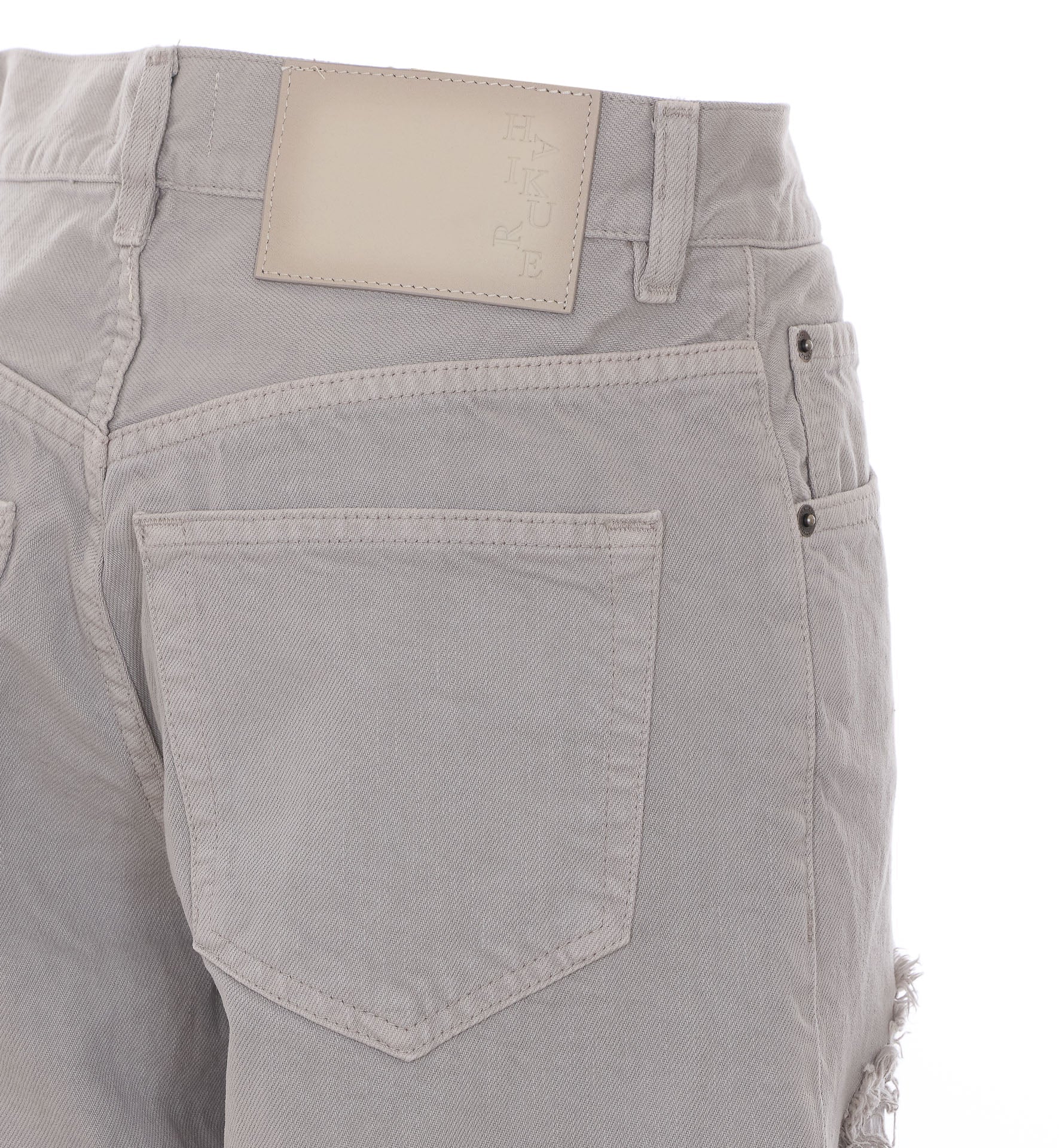 Haikure Jeans Grey Cotton