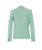 Pinko Jackets Green Linen