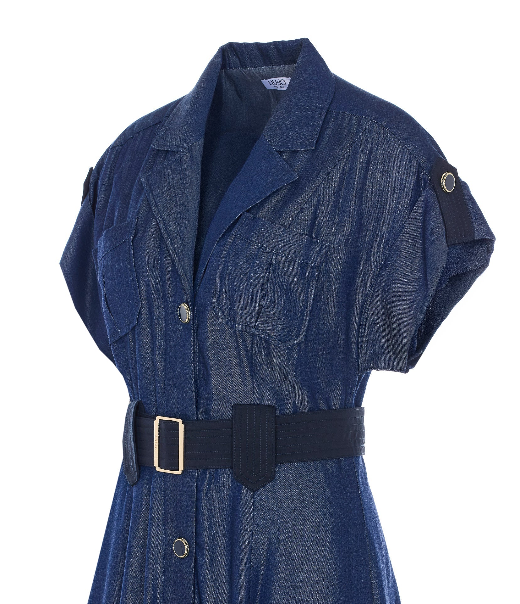 Liu Jo Dresses Blue Lyocell - 46