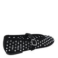Steve Madden Flat shoes Black Suede Leather/rubber Sole - 37½
