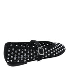 Steve Madden Flat shoes Black Suede Leather/rubber Sole - 37½