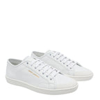 Saint Laurent Sneakers White Calf Leather/rubber Sole - 41