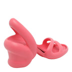 Camper Sandals Pink Fabric/rubber Sole - 36
