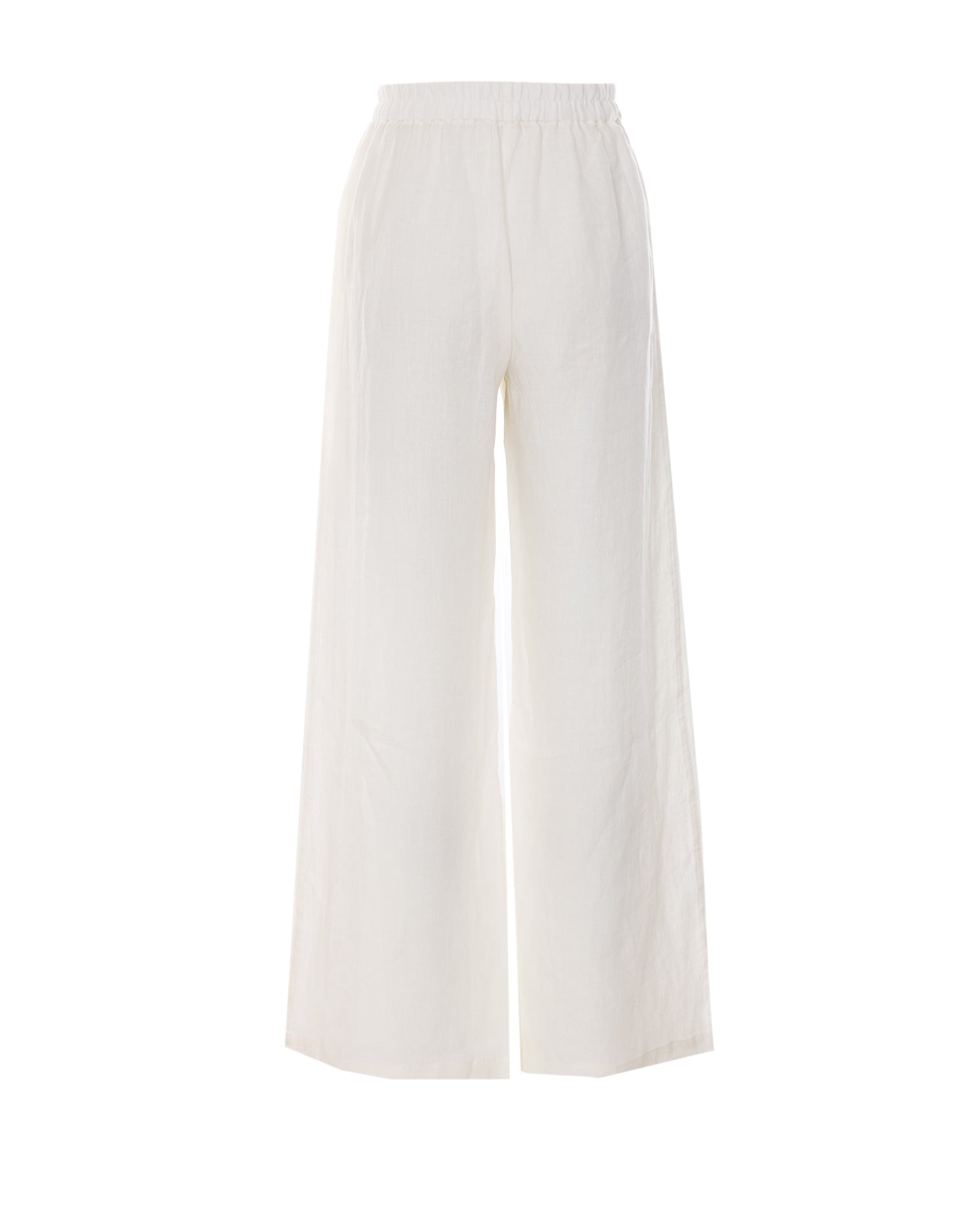 Maurizio Trousers White Linen