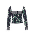 Dolce & Gabbana Top Black Silk