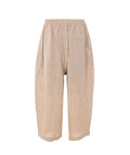 Maurizio Trousers Beige Linen