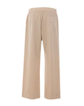 True Avenue Trousers Beige Cotton