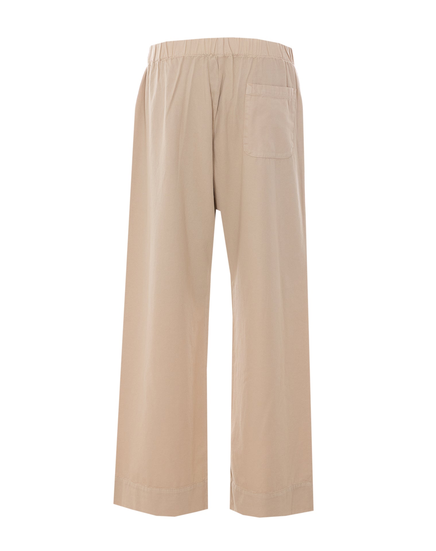 True Avenue Trousers Beige Cotton