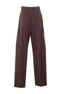 The Latest Trousers Brown Cotton