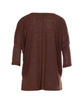 Not Shy T-Shirts And Polos Brown Linen