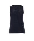Not Shy Top Black Linen