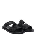 Poeve Sandals Black Calf Leather/rubber Sole