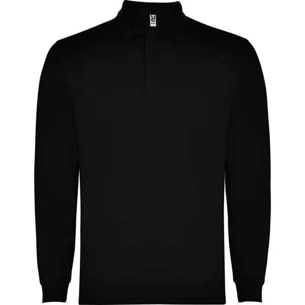 Polo de manga larga, con cuello y bocamangas acanalado, puños canalé 1x1 con elastano y cubrecosturas reforzado en cuello Vetonek