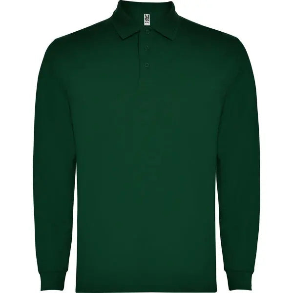 Polo de manga larga, con cuello y bocamangas acanalado, puños canalé 1x1 con elastano y cubrecosturas reforzado en cuello Vetonek