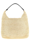 Maison Michel Cristiana Shoulder Bag — Beige