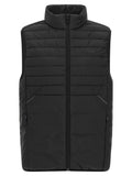 Hugo Boss Hybrid Quilted Technical Vest — Black