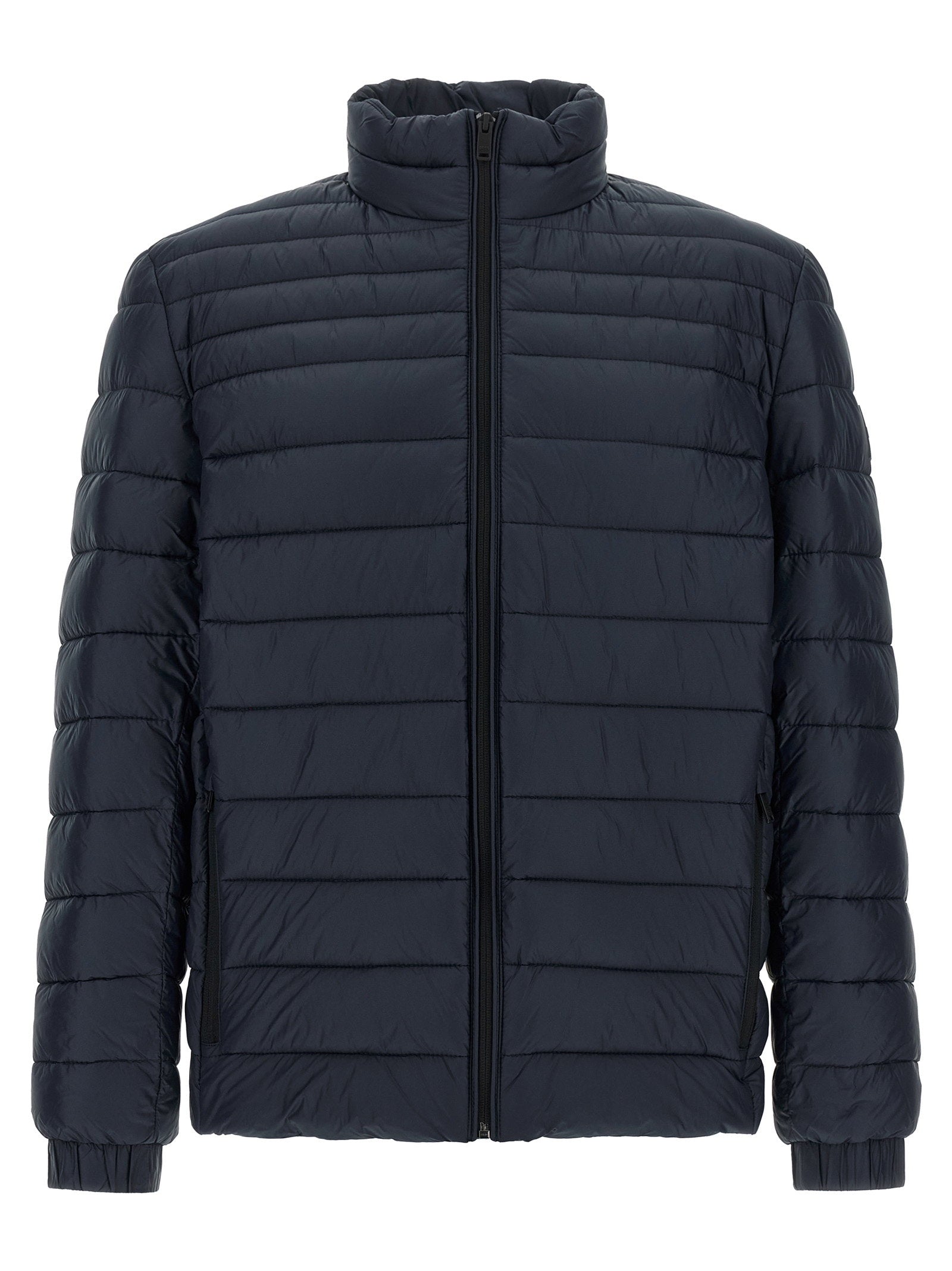 Hugo Boss Quilted Down Down Jacket — Navy