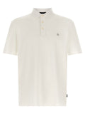 Hugo Boss Mercerized Cotton Polo — Cream