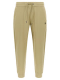 Hugo Boss Cotton-Blend Joggers — Khaki