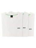 Hugo Boss Logo-Embroidered T-Shirt — White