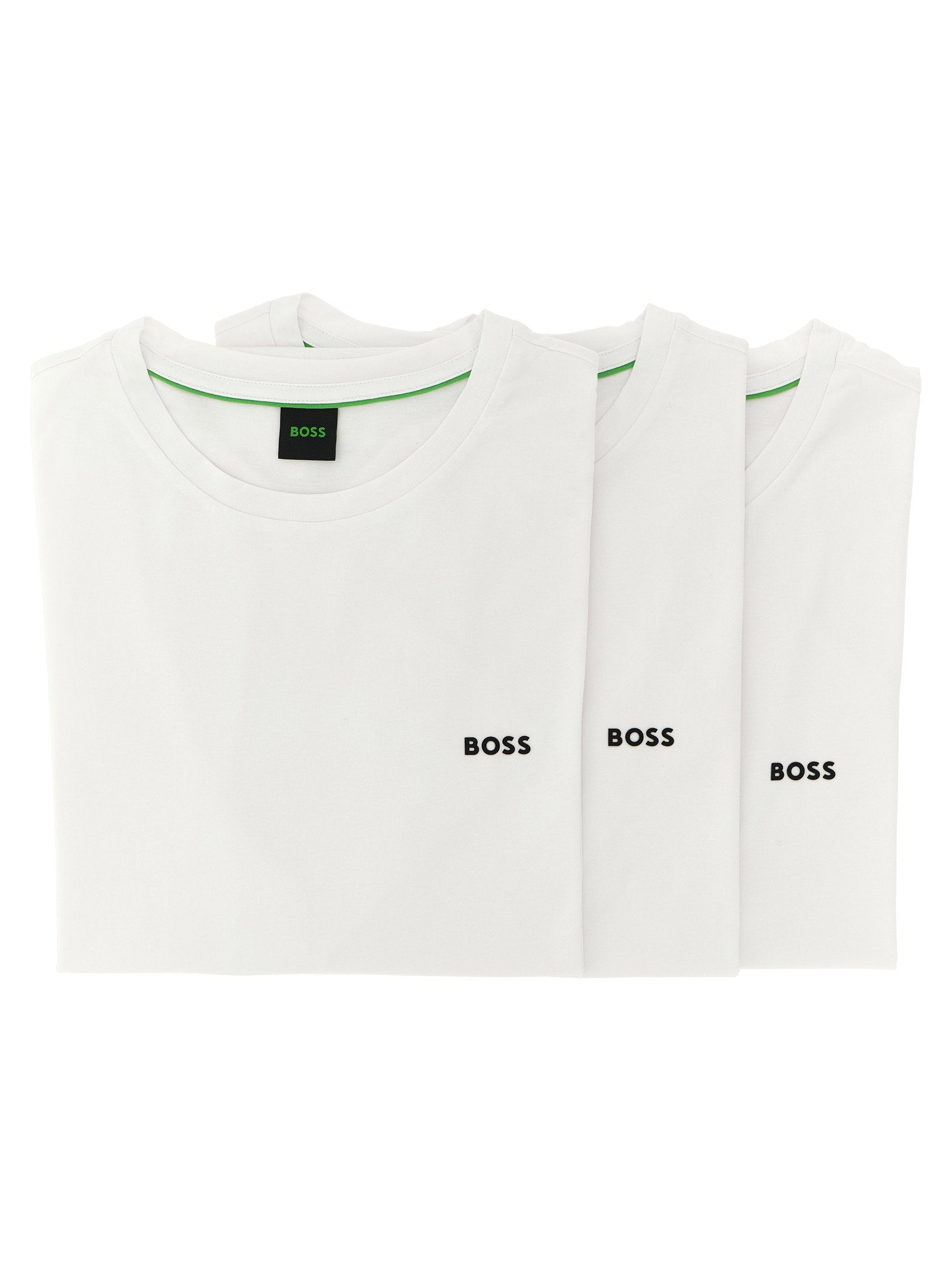 Hugo Boss Logo-Embroidered T-Shirt — White