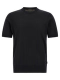 Hugo Boss Extra-Fine Merino Wool Sweater — Black