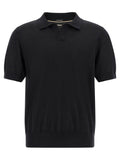 Hugo Boss Merino Wool Polo — Black